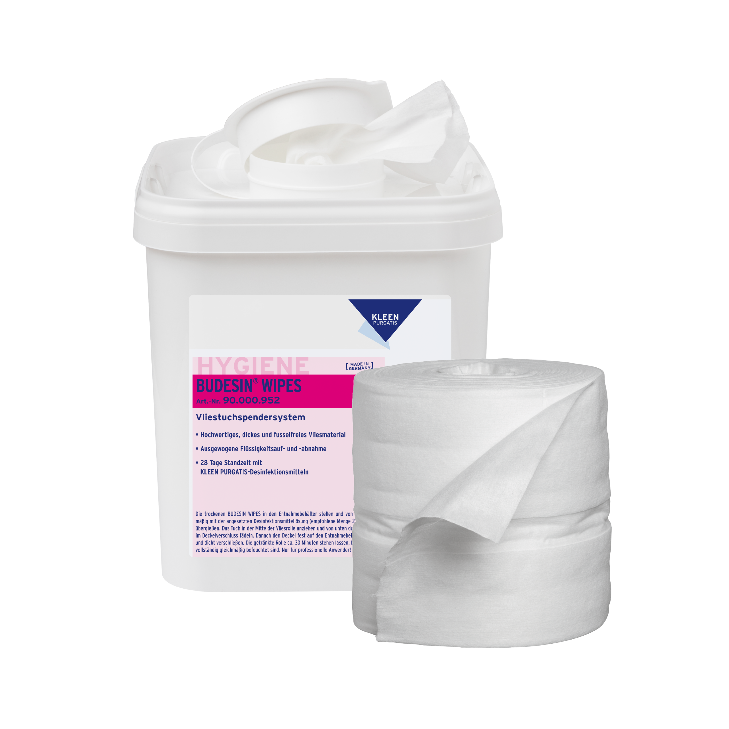 BUDESIN WIPES - VLIESTUCHSPENDERSYSTEM Απολυμαντικό