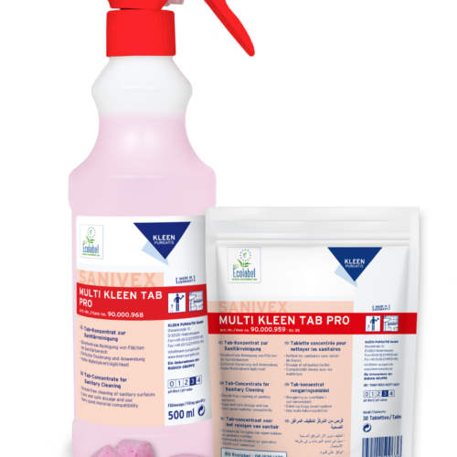 SANIVEX MULTI KLEEN TAB PRO - SANITARY MAINTENANCE CLEANER Καθημερινό Καθαριστικό Χώρων Υγιεινής