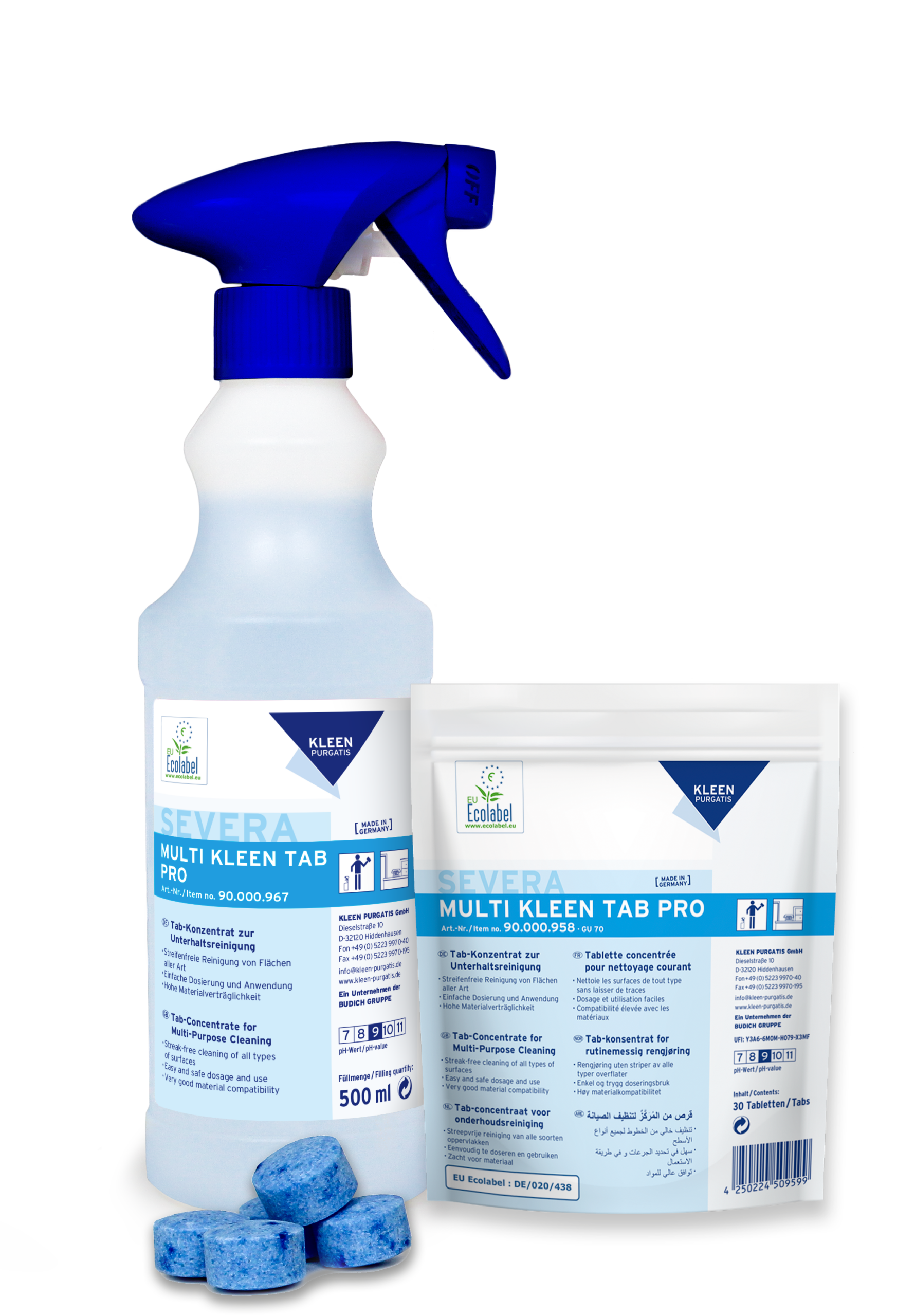 SEVERA MULTI KLEEN TAB PRO - MAINTENANCE CLEANER Καθαριστικό Συντήρησης